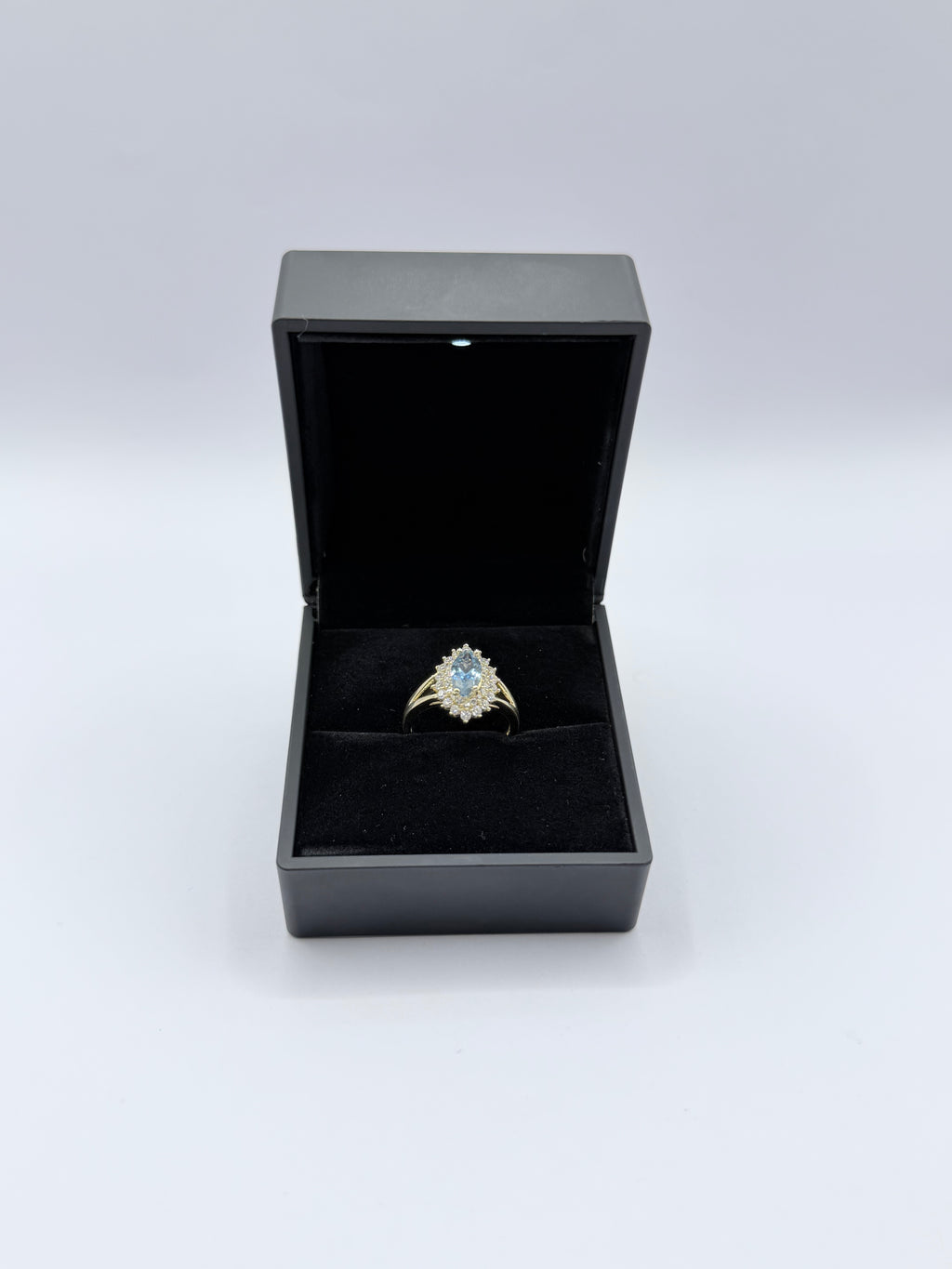 Seawater Stone Ring