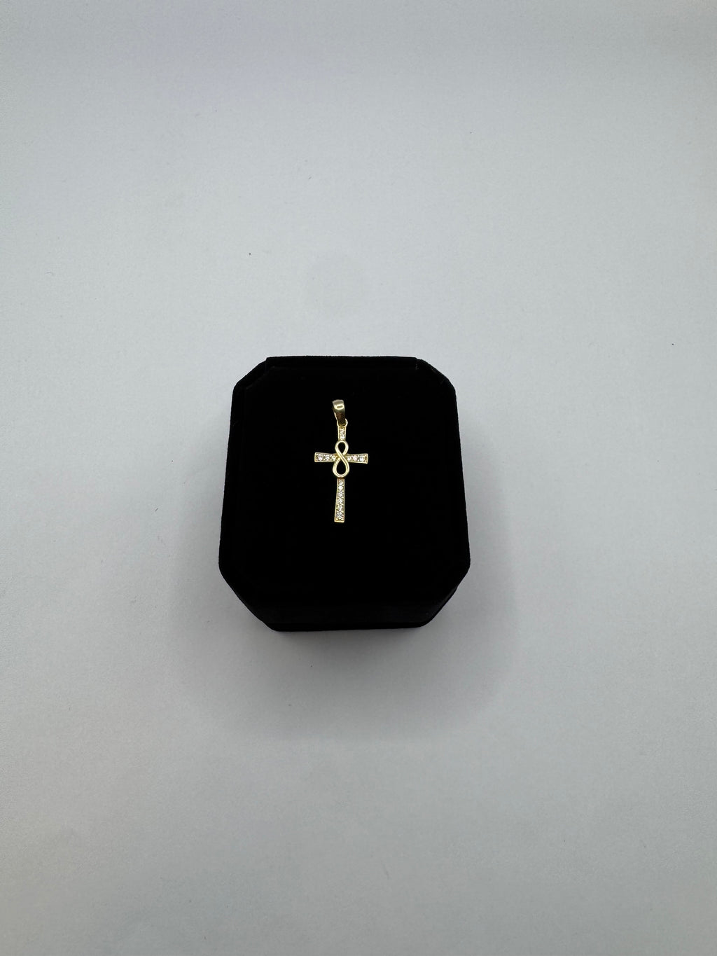 Cross with Infinity Charm