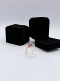 Red Heart Stone Ring