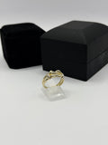 Knot Ring With Stones