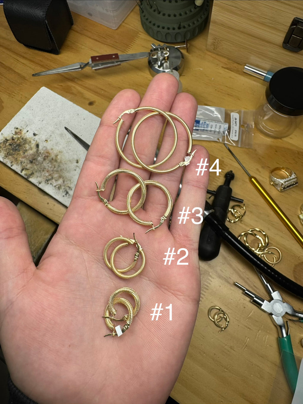 Earrings Snowfall