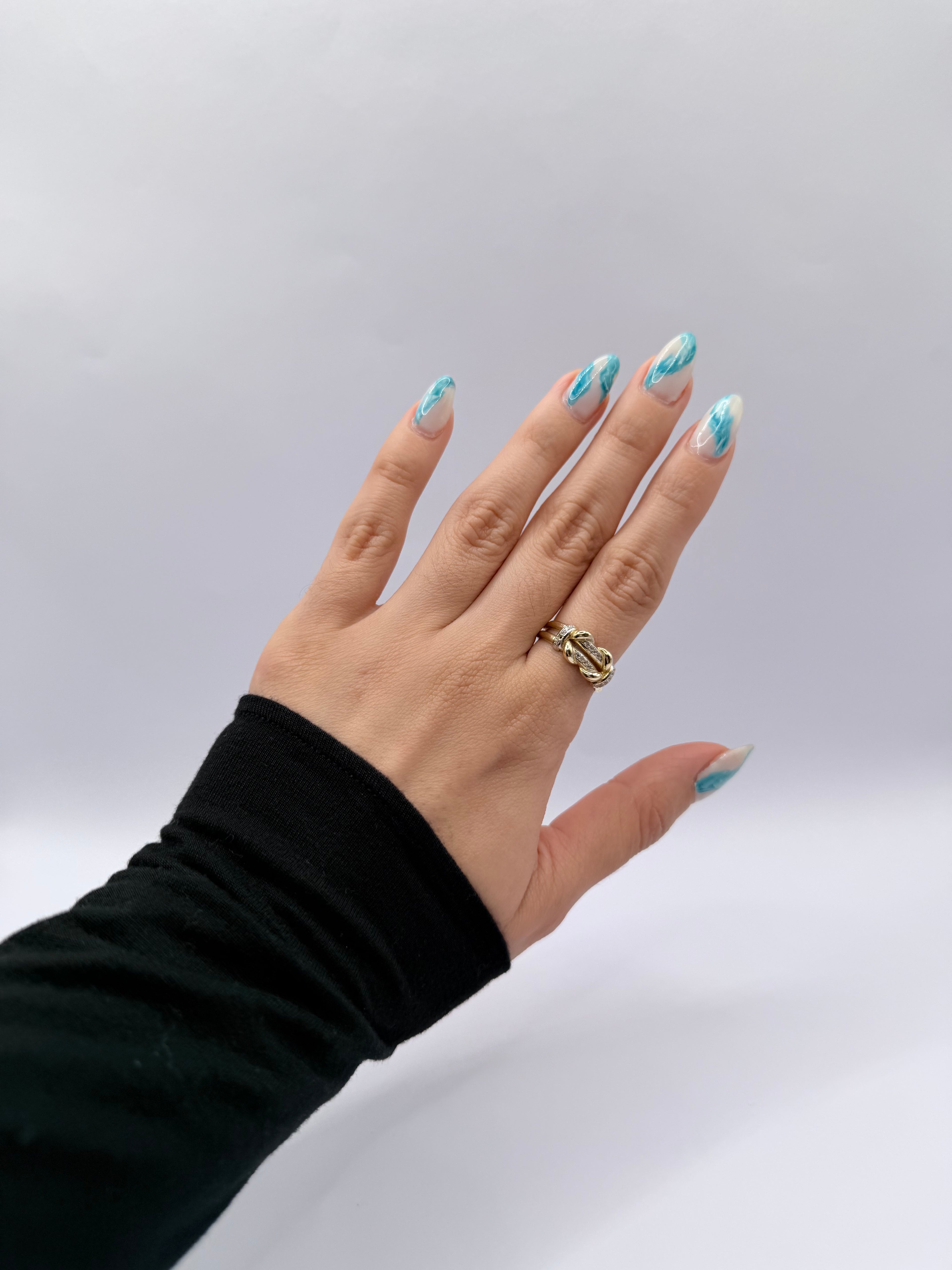 Knot Ring With Stones