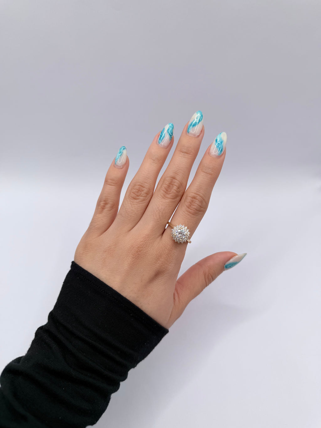 White Stone Ring