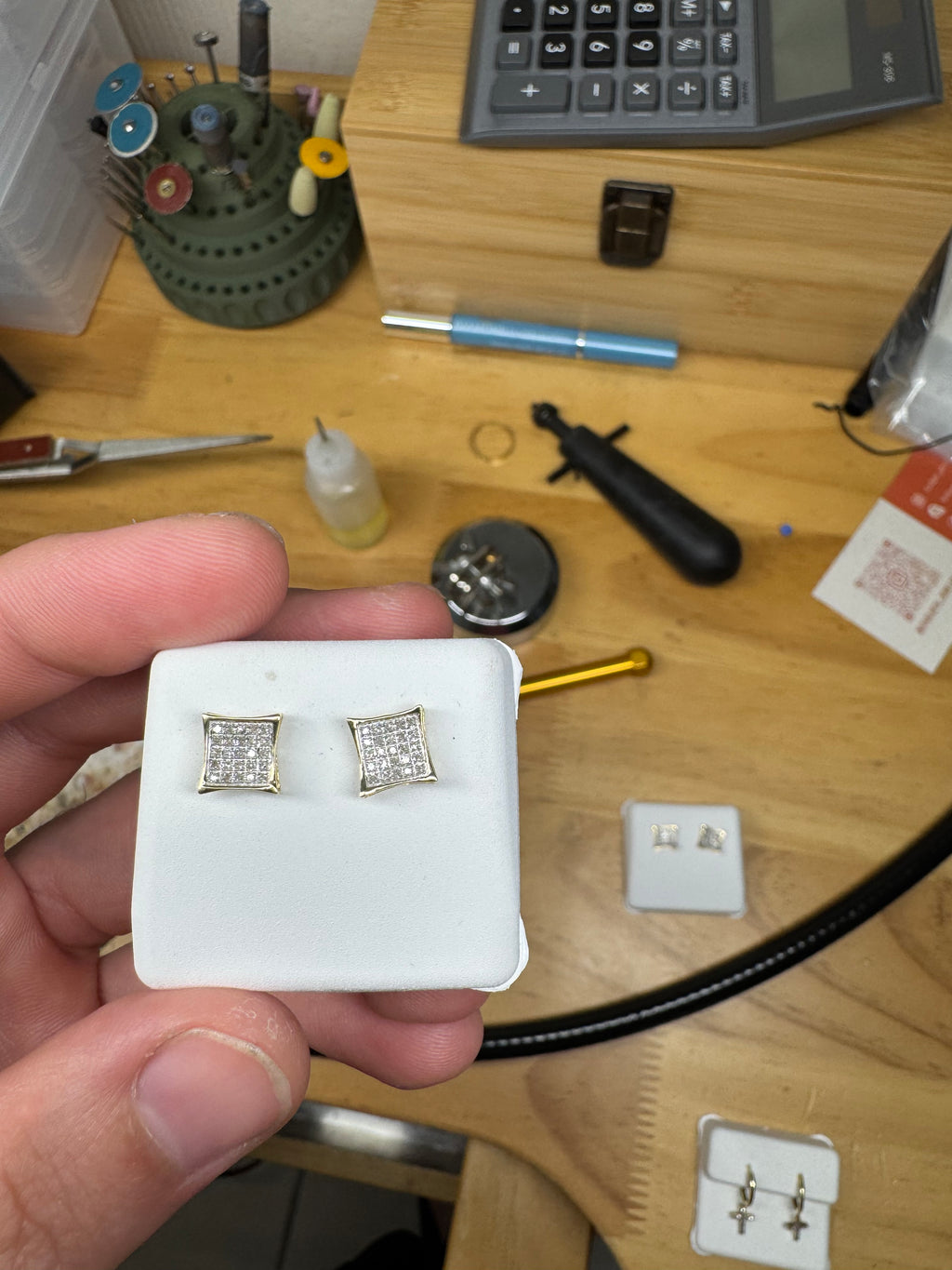 Natural Diamond Earrings