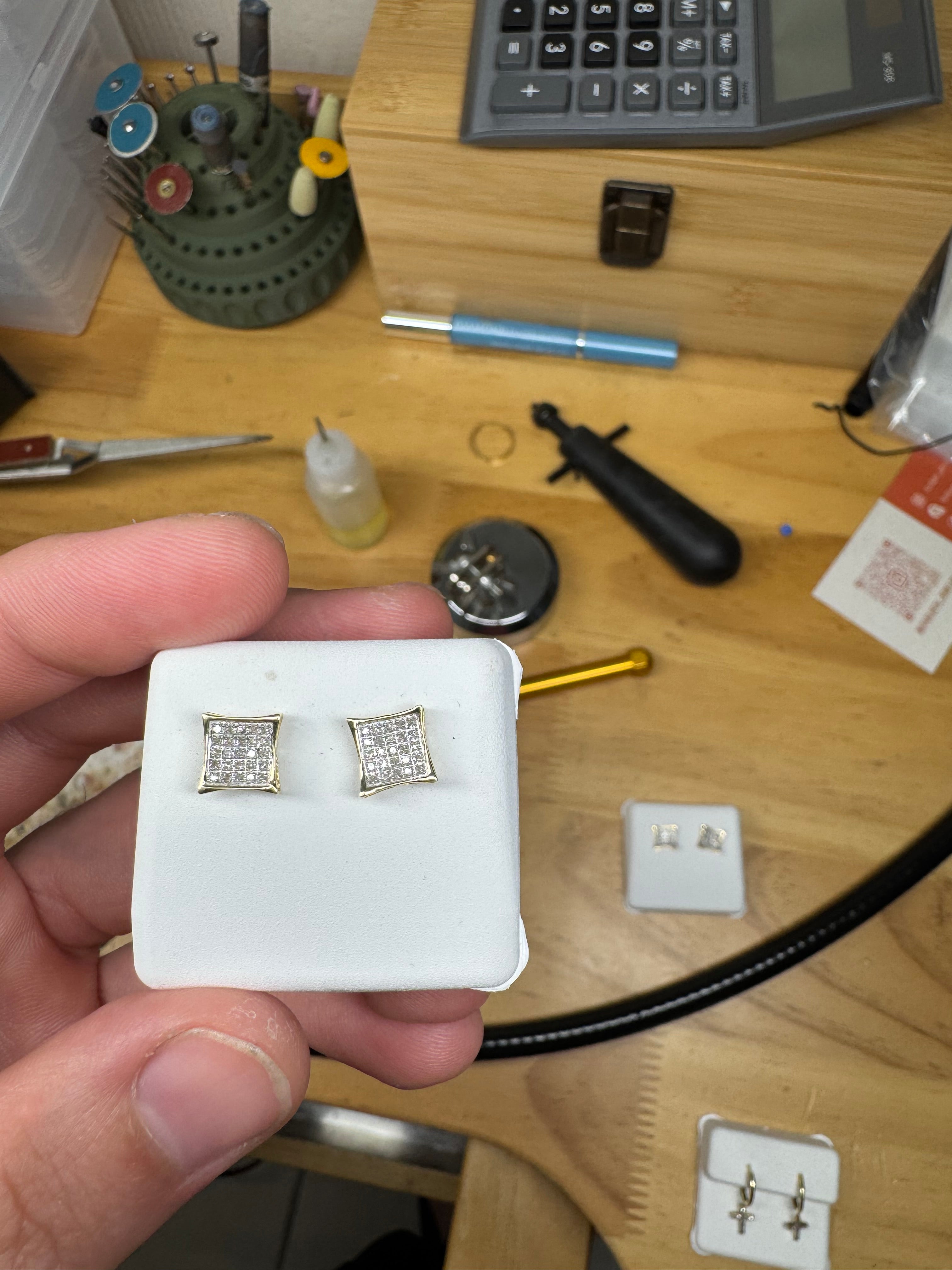 Natural Diamond Earrings