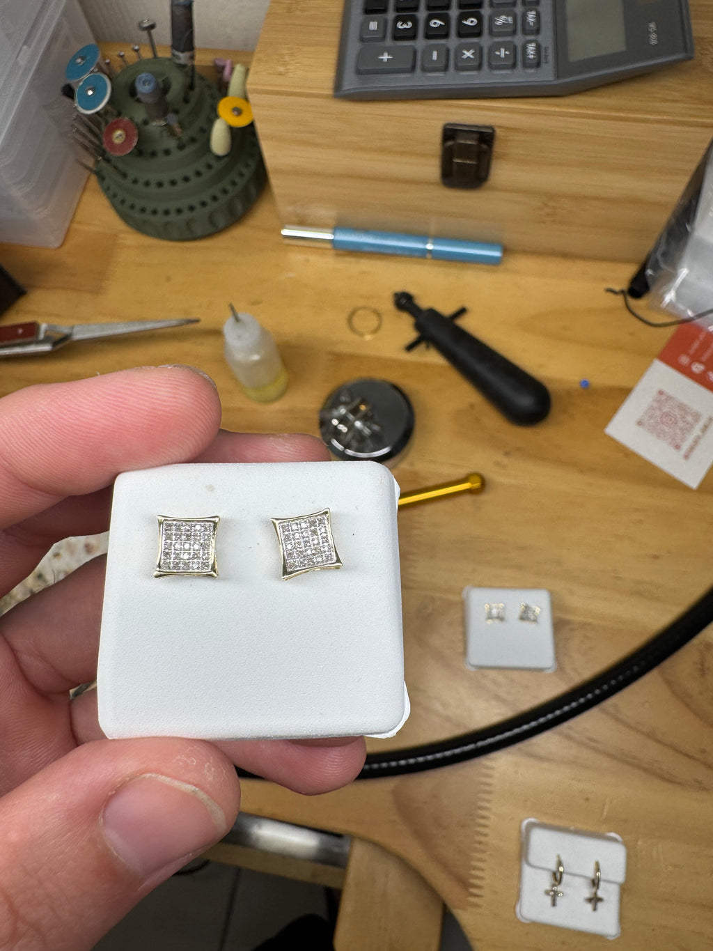 Natural Diamond Earrings