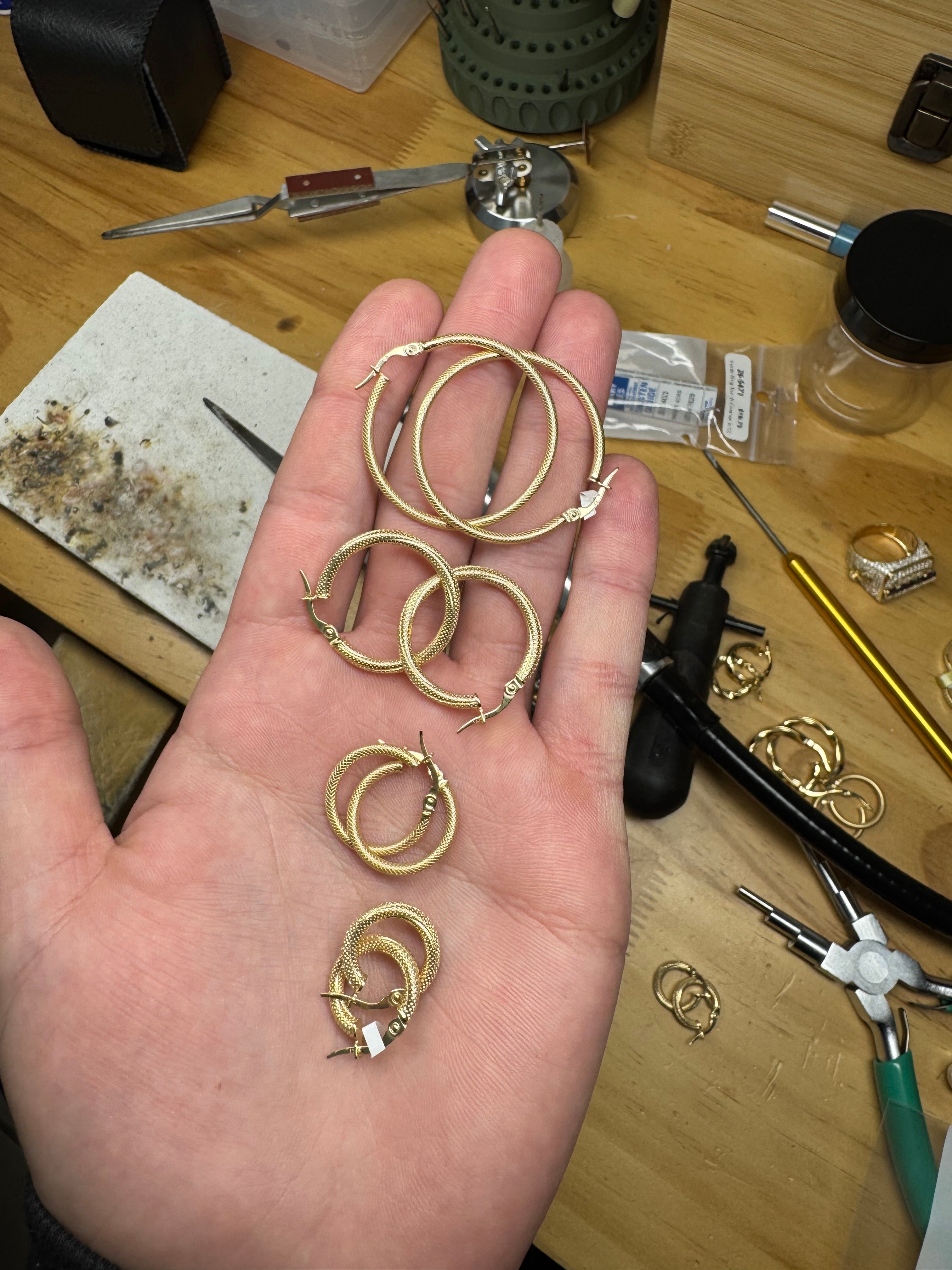 Earrings Snowfall
