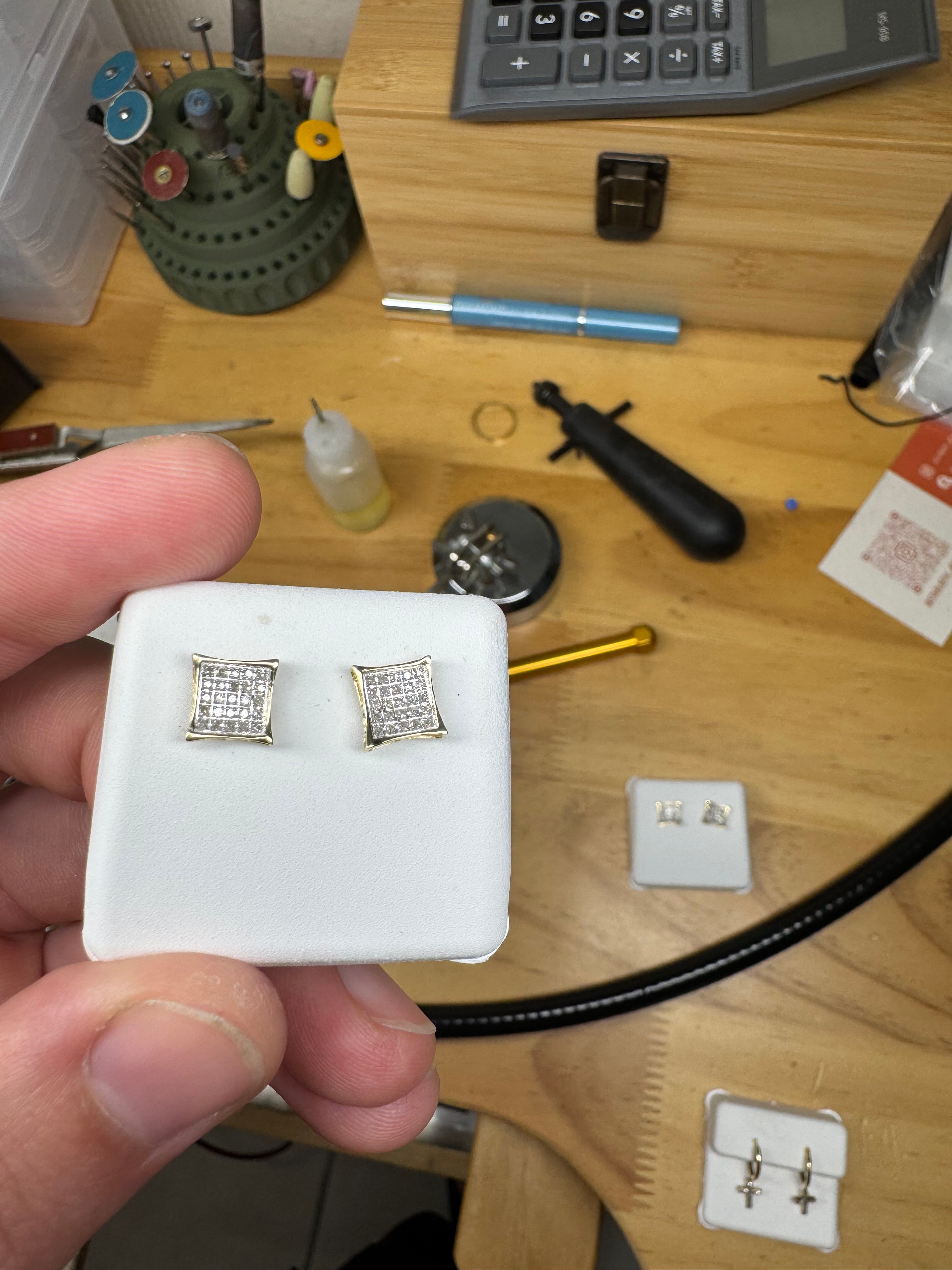 Natural Diamond Earrings