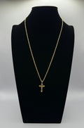 Cross with Christ Rope Chain