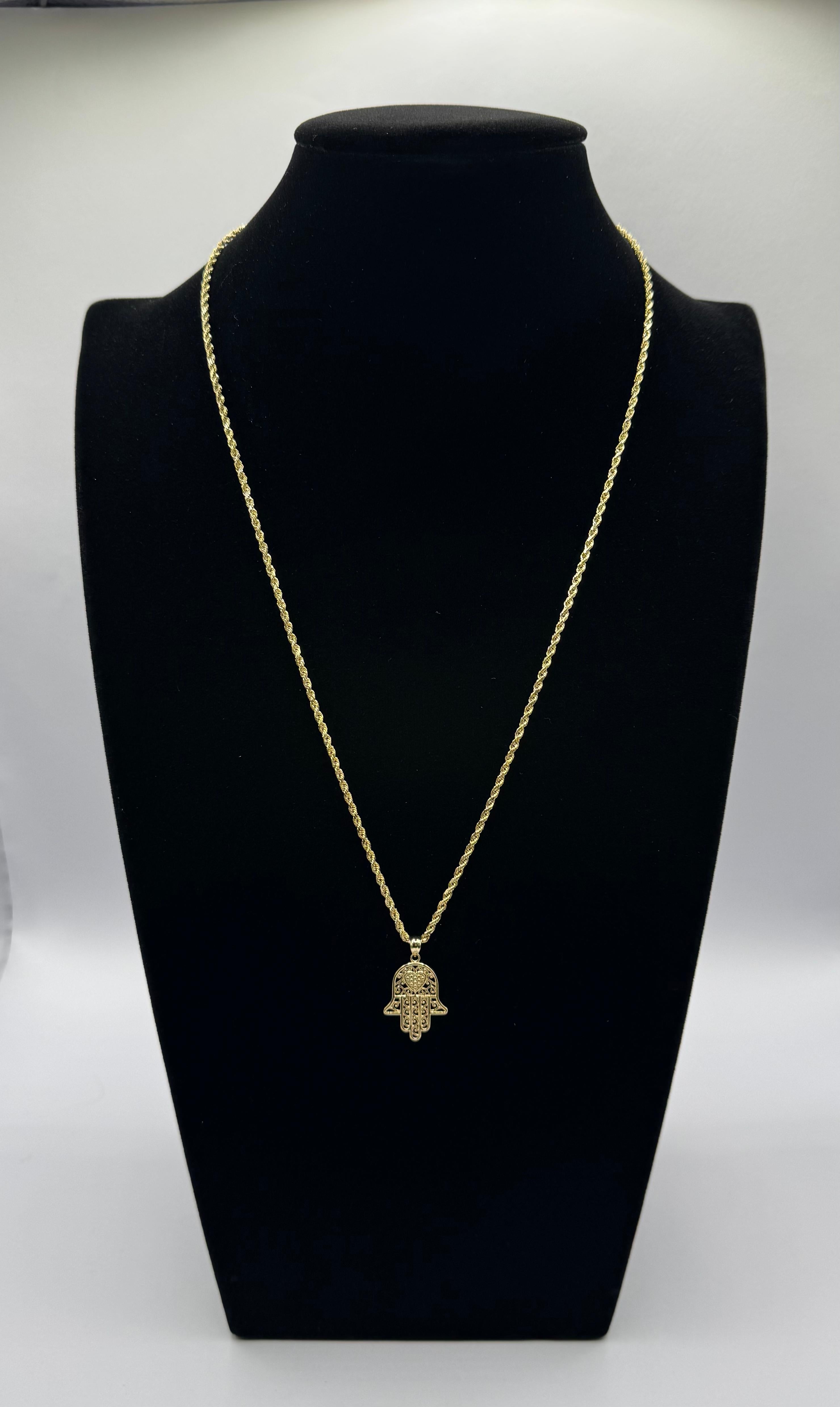 Hand of Fatima Rope Chain