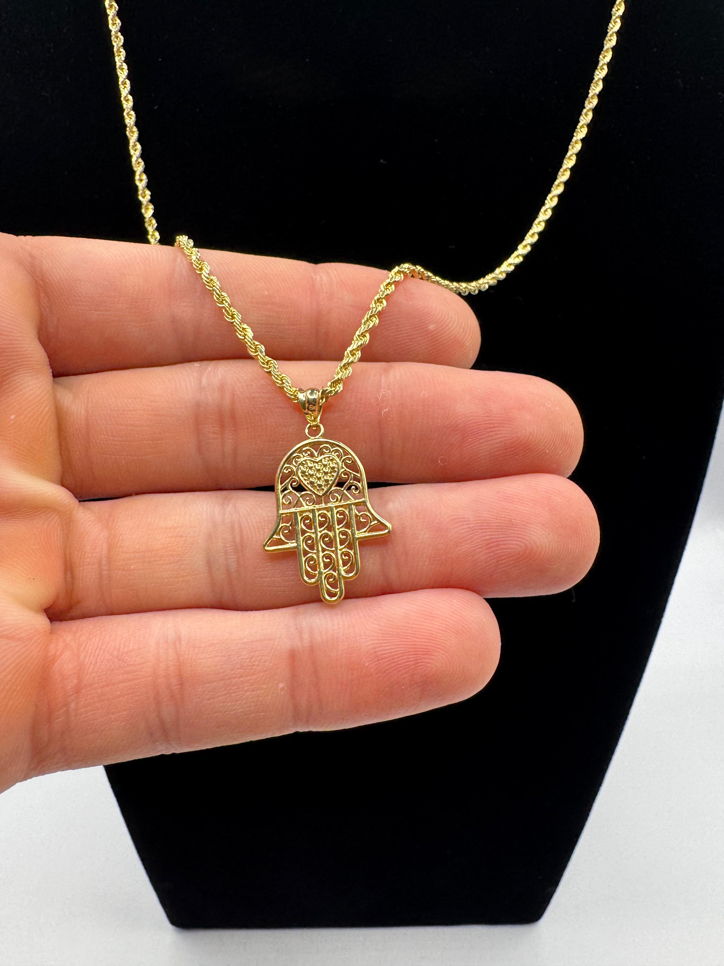 Hand of Fatima Rope Chain