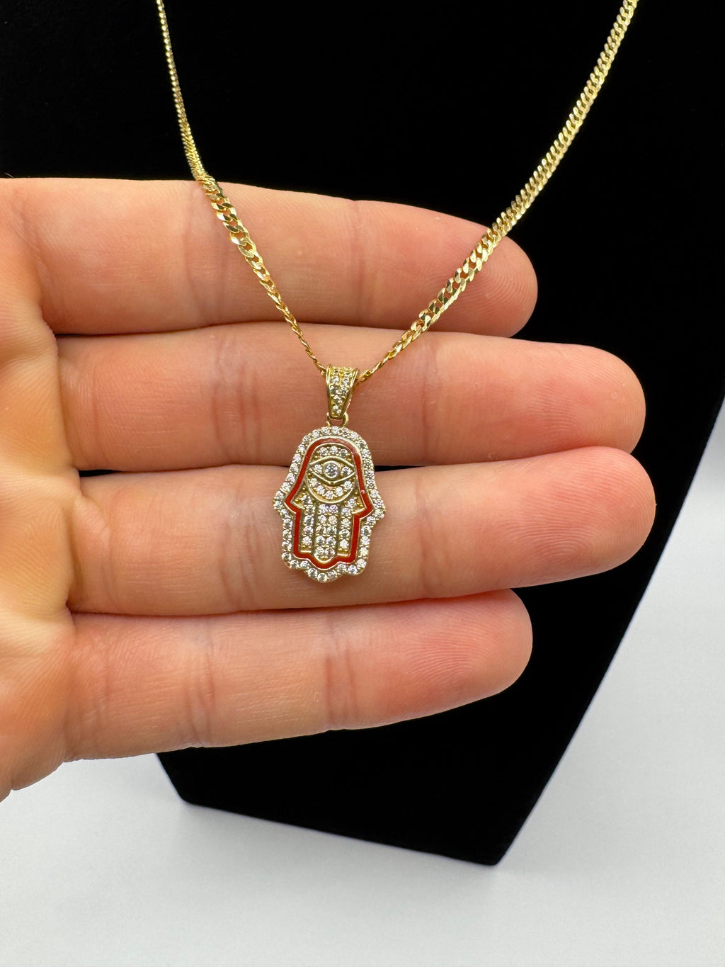 Hand of Fatima Cuban Link