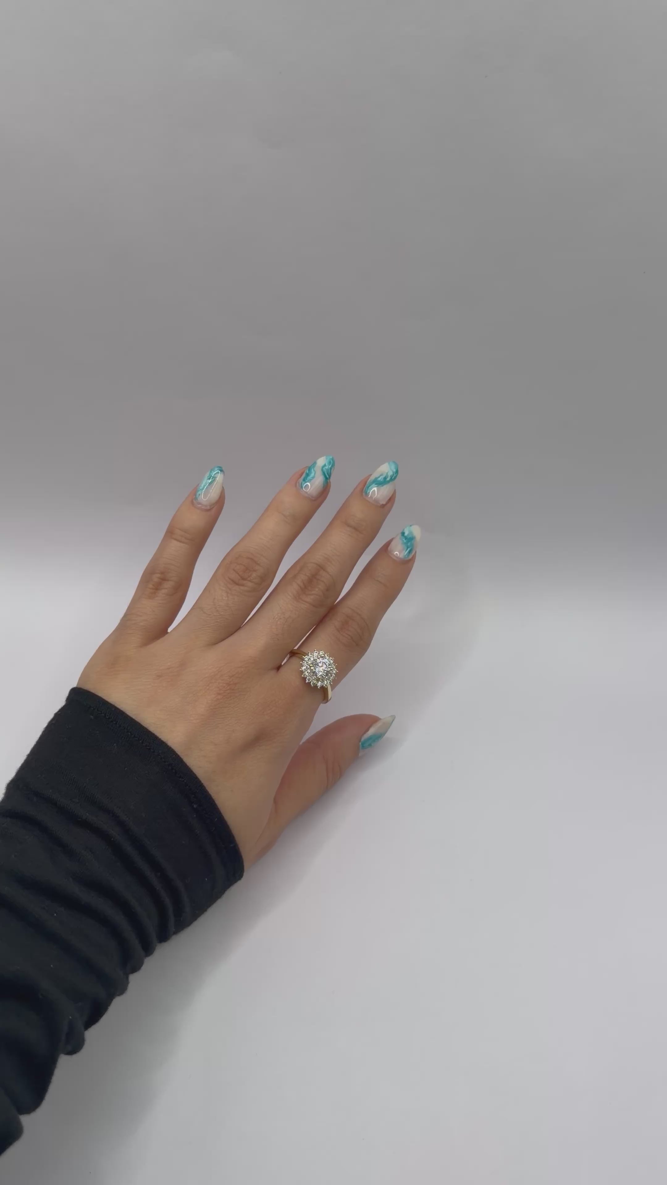 White Stone Ring