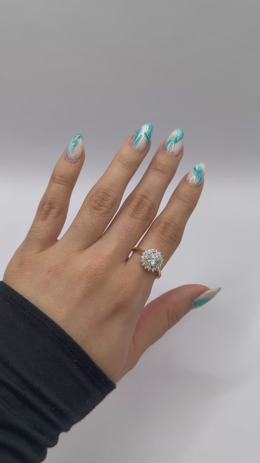 White Stone Ring