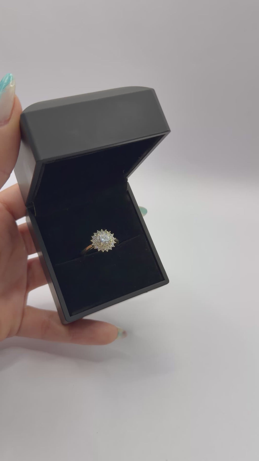 White Stone Ring