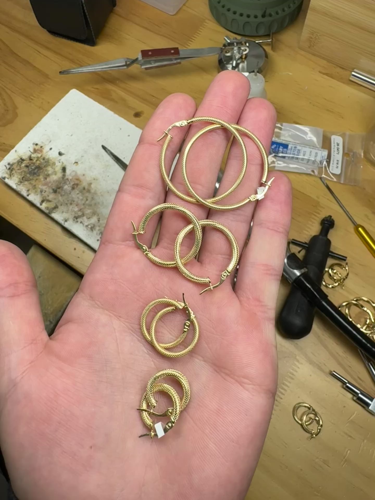 Earrings Snowfall